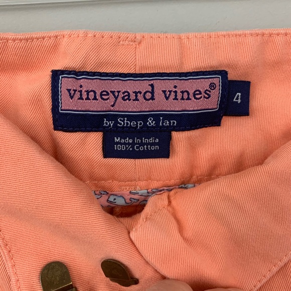 Vineyard Vines chino skirt- peach - Picture 5 of 5